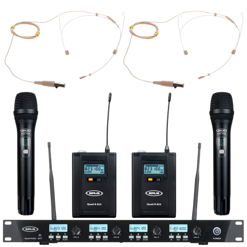 Sirus Quad R/2H/2B 2 Headmike D 823